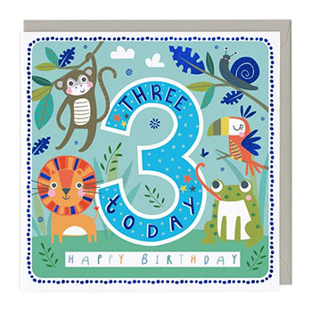 Card 3 Today Cheerful Jungle Birthday